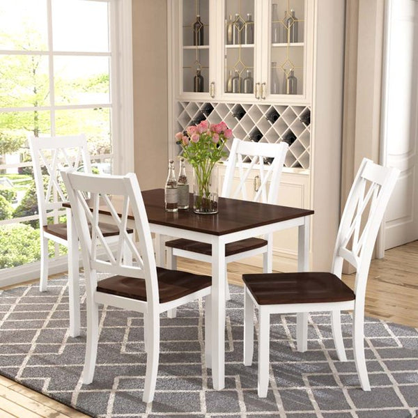 Small white kitchen table online and 4 chairs