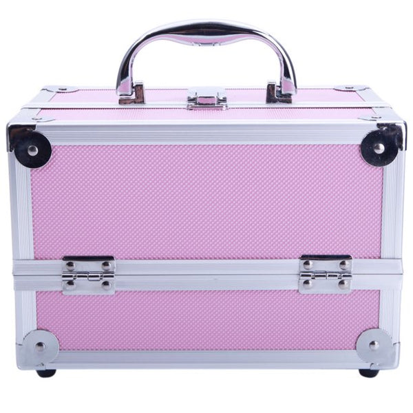 Professional Makeup Bag Cosmetic Case Storage Handle Organizer Artist  Travel Kit Cosmetics & Makeup Train Case - Buy Aluminum Makeup Train