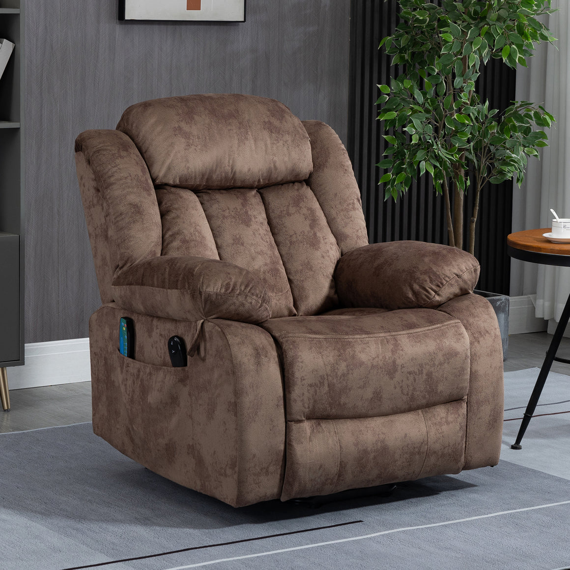 uhomepro Massage Recliner Chair, Electric Heated Power Lift Recliner Chairs for Adults, Recliner Sofa for Seniors 330 lb Capacity with 5 Vibration Modes, Heating Cushions