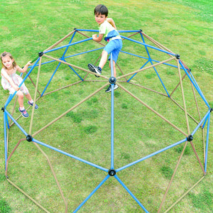 UHOMEPRO Geometric Dome Climber Play Center,Climbing Dome 12 Ft Rust and UV Resistant Steel Supports 1000 lbs,Kids Climbing Structure for Playgrounds, Green