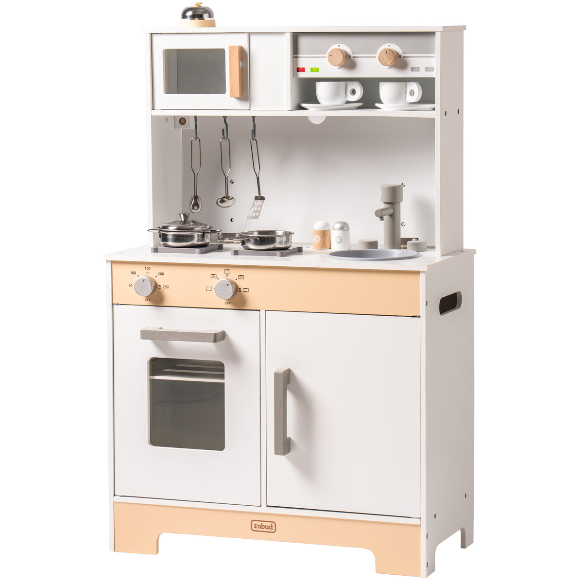 Torpedo7 Kitchen Set UHOMEPRO Pretend Play Kitchen Wooden Toy, Preschool Kitchen Sets with ...