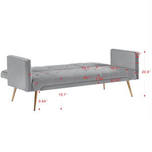 uhomepro Futon Sofa Bed, Convertible Sofa and Couch for Living Room