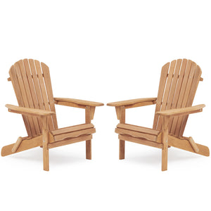 uhomepro Weather Resistant Adirondack Chair Set of 2