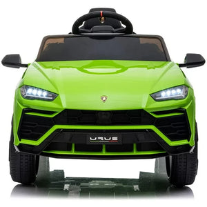 Lamborghini Urus 12V Electric Powered Ride on Car Toys for Girls Boys, Black Kids Electric Vehicles Ride on Toys with Remote Control, Foot Pedal, MP3 Player and LED Headlights, CL61