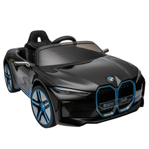 Licensed BMW I4 Powered Ride on Cars, 12 Volt Ride on Toy with Remote Control, 3 Speed, LED Lights, MP3 Player, Horn, Battery Powered Electric Vehicles