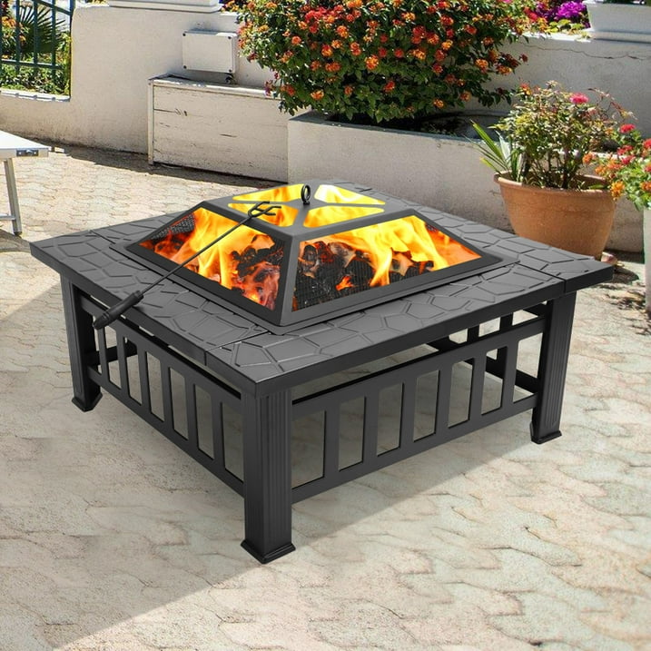Mini Burn Table Fire Pits for Outside, UHOMEPRO 32
