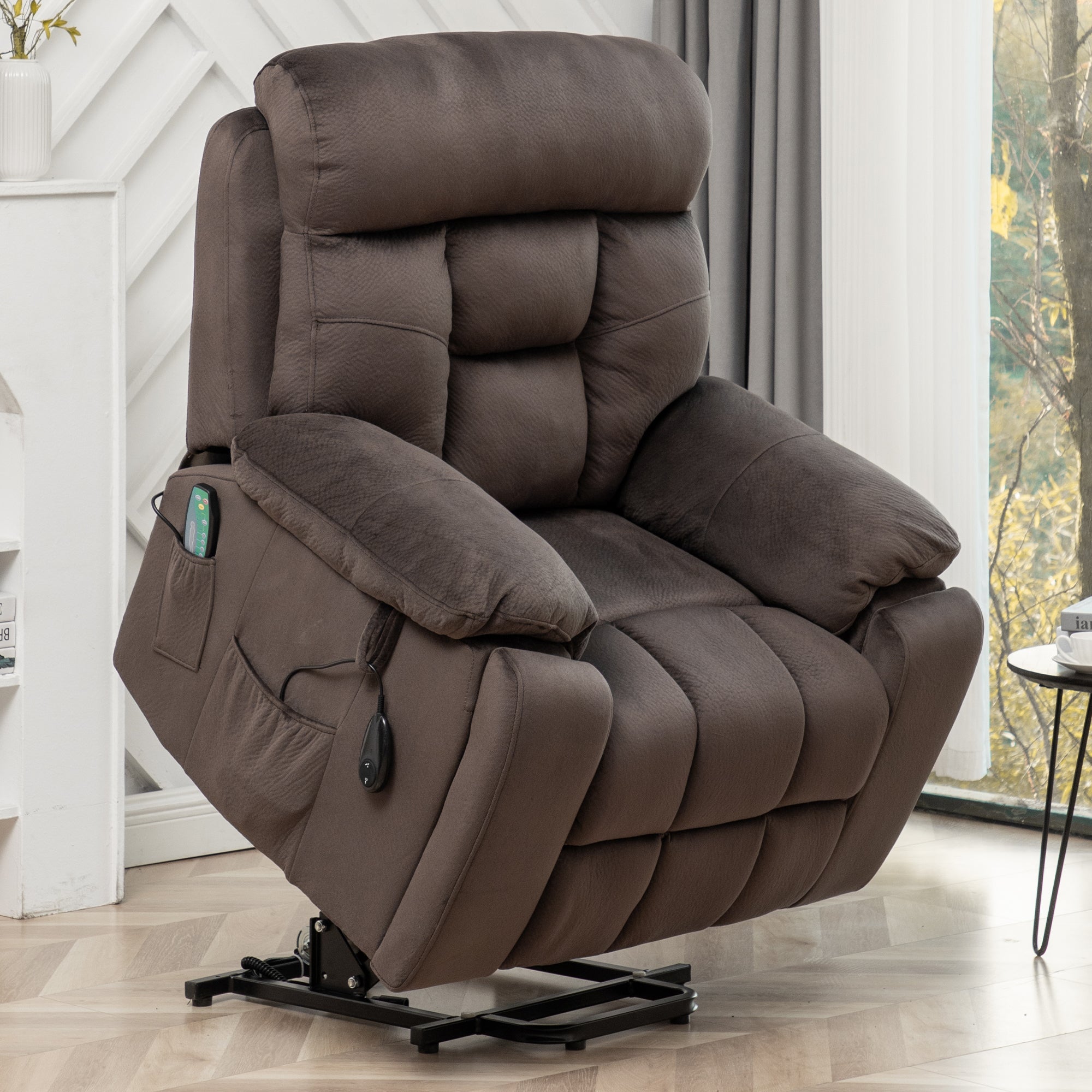 uhomepro Massage Recliner Chair, Electric Heated Power Lift Recliner Chairs  for Adults, Recliner Sofa for Seniors 330 lb Capacity with 5 Vibration