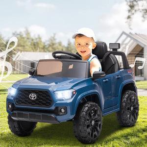 12V Battery Powered Ride On Truck Car for Kids, 3 Speeds Remote Control Electric Cars for Boys Girl, Q46