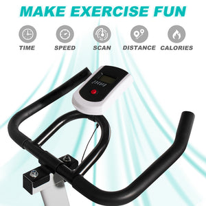 uhomepro Indoor Cycling Bike Exercise Bike Stationary for Home Gym, Q52