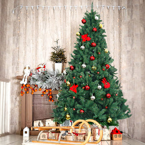 7.5FT 1400 Tips Premium Artificial Christmas Tree Holiday Decoration, Q35