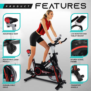 uhomepro Indoor Cycling Bike Exercise Bike Stationary for Home Gym, Q52