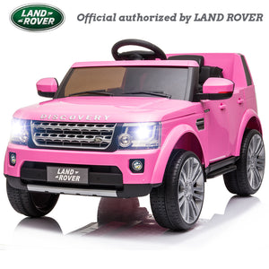 uhomepro Pink 12 V Land Rover Powered Ride-On with Remote Control