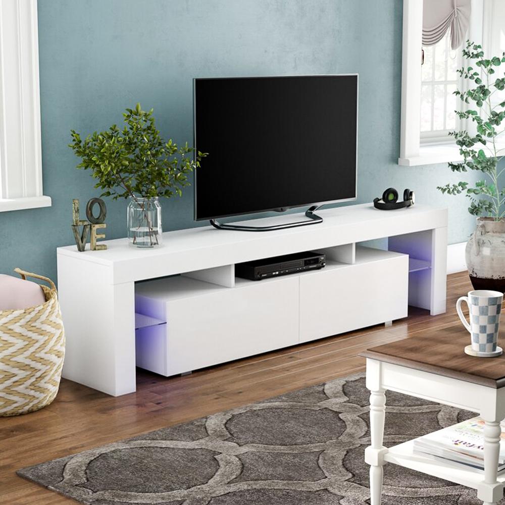 uhomepro TV Stand for TVs up to 70, Living Room Entertainment
