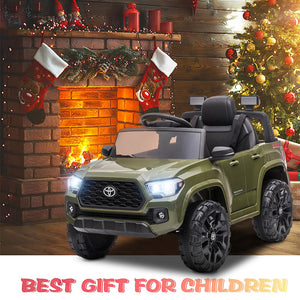 12V Battery Powered Ride On Truck Car for Kids, 3 Speeds Remote Control Electric Cars for Boys Girl, Q46