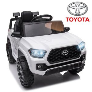 uhomepro Licensed Toyota Tacoma Ride on Car, 12 V Battery Powered Electric Kids Toys Truck with Remote Control, LED Light, MP3 Player