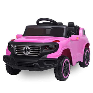 Ride On Toys for Boys Girls, Electric Car with Parental Remote Control & Manual Modes, Music, Horn, Lights, Volume Control Functions, Electric Vehicle for 3-5 Years Old, Pink, W01
