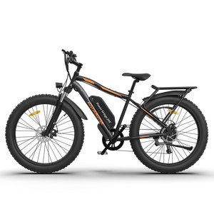 uhomepro 700W Electric Bike for Adults, 26" Fat Tire Electric Mountain Bicycles, 48V 13AH Removable Battery, Shimano 7-Speed, Display and Headlight, Commuter E Bike
