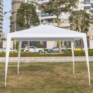 Backyard Canopy Tents, 10' x 10' Outdoor Party Tent w/ 4 Removable Sidewalls, Outdoor Wedding Canopy Tent Gazebo Tent, Sunshade Shelter for Camping BBQ, L6022