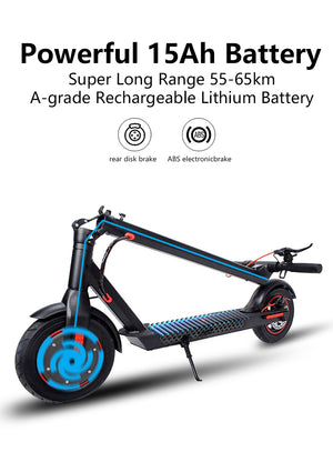 uhomepro Folding Electric Scooter, 500W Motor, 10" Tires, 34 Miles Range, Dual Brakes, Commuter Electric Scooter for Adults, Load 264 lbs
