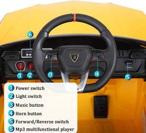 Licensed Lamborghini 12V Kids Ride On Car with Remote Control, Q10
