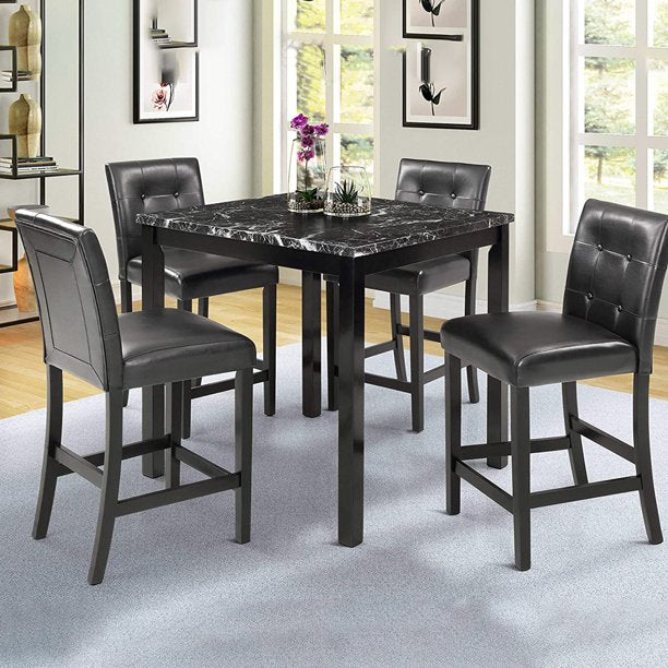 5 Piece Dining Room Table Set UHOMEPRO Counter Height Dining Table Se uHomePro