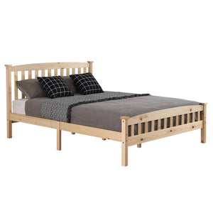 uhomepro Queen Bed Frame for Kids Adults, Modern Platform Bed Frame with Headboard and Footboard, Classic Queen Size Bed Frame Bedroom Furniture with Wood Slats Support, No Box Spring Needed