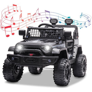 Electric Vehicles for Kids, 12 Volt Ride on Truck Car with Remote Control, Battery Powered Ride on Toys for Boys Girls, 3 Speeds Ride on Cars with MP3, LED Lights, CL47