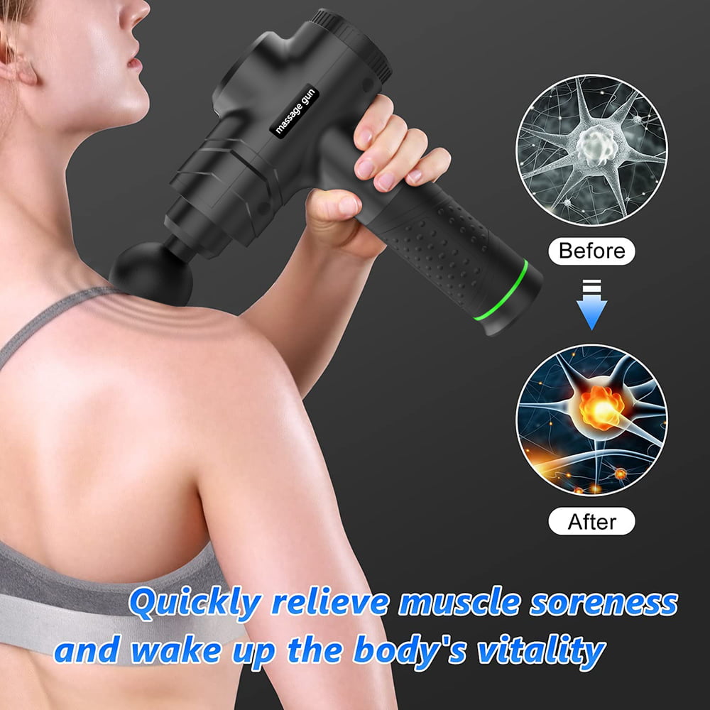 Massage Gun Deep Tissue, Percussion Muscle Massager with 30 Speeds