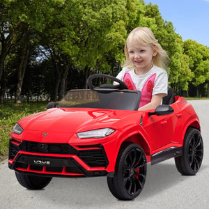 uhomepro 12V Kids Ride On Car with Remote Control, Licensed Lamborghini Electric Cars for Girls Boys, Q9