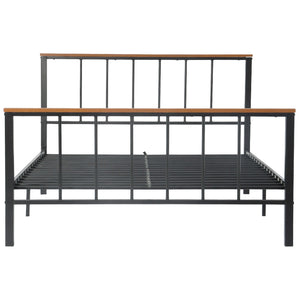 Metal Platform Bed Frame, UHOMEPRO Full Size Bed Frame with Headboard and Footboard, Bed Frame No Box Spring Needed, Full Bed Frame for Kids Adult, Iron Bed Frame for Bedroom Furniture, Black, W15306